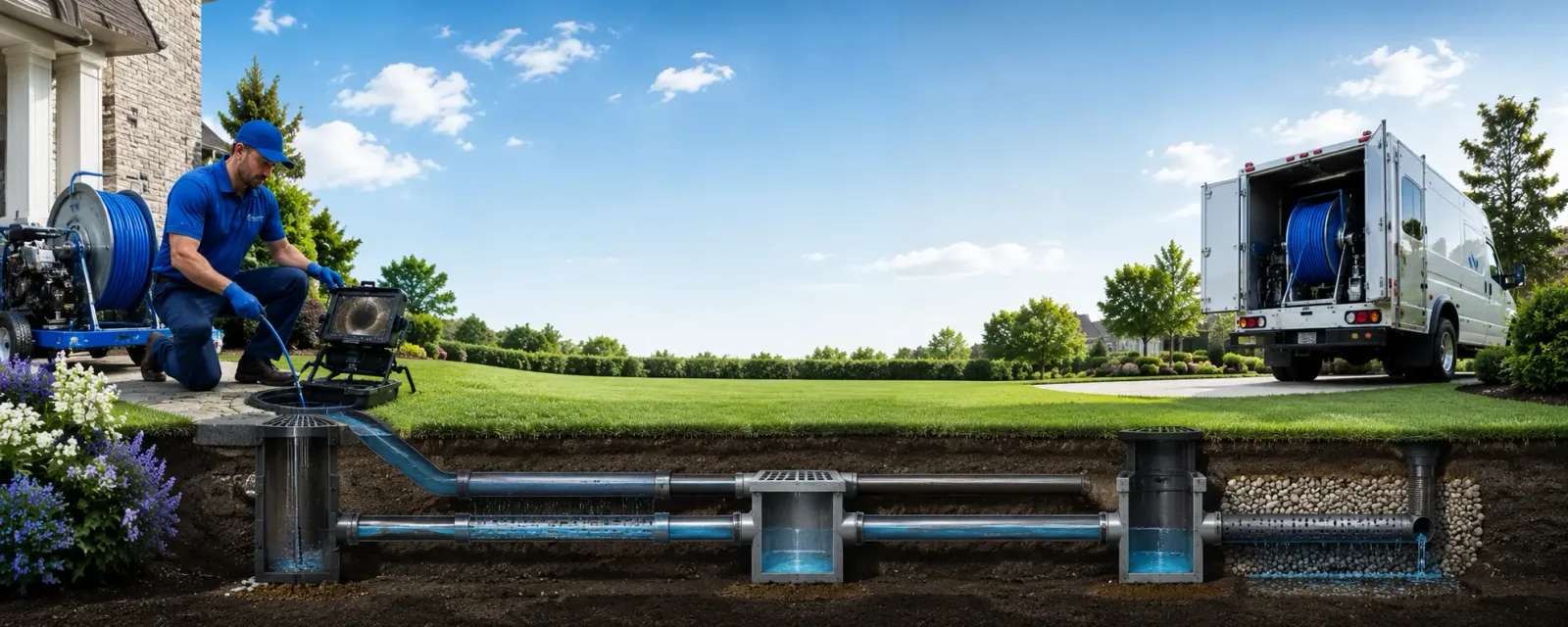Outdoor drain cleaning information for West Augusta, VA
